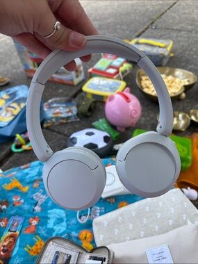 Sony White On-Ear Headphones
